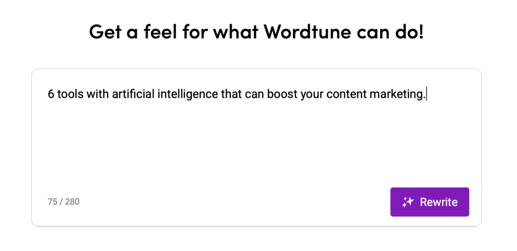 wordtune demo