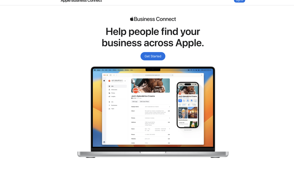 Podnieś poziom swojego przedsiębiorstwa dzięki Apple Business Connect: uproszczony przewodnik